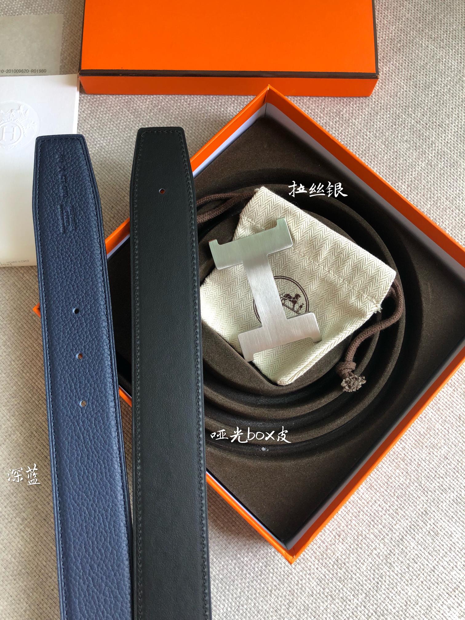 Hermes Leather Belts 1:1 Mirror Version
