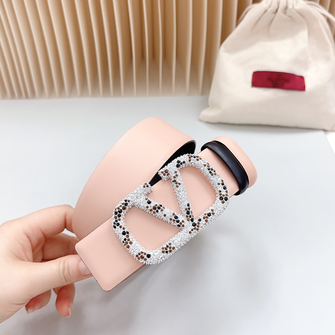 Valentino Leather Belts 1:1 Mirror Version