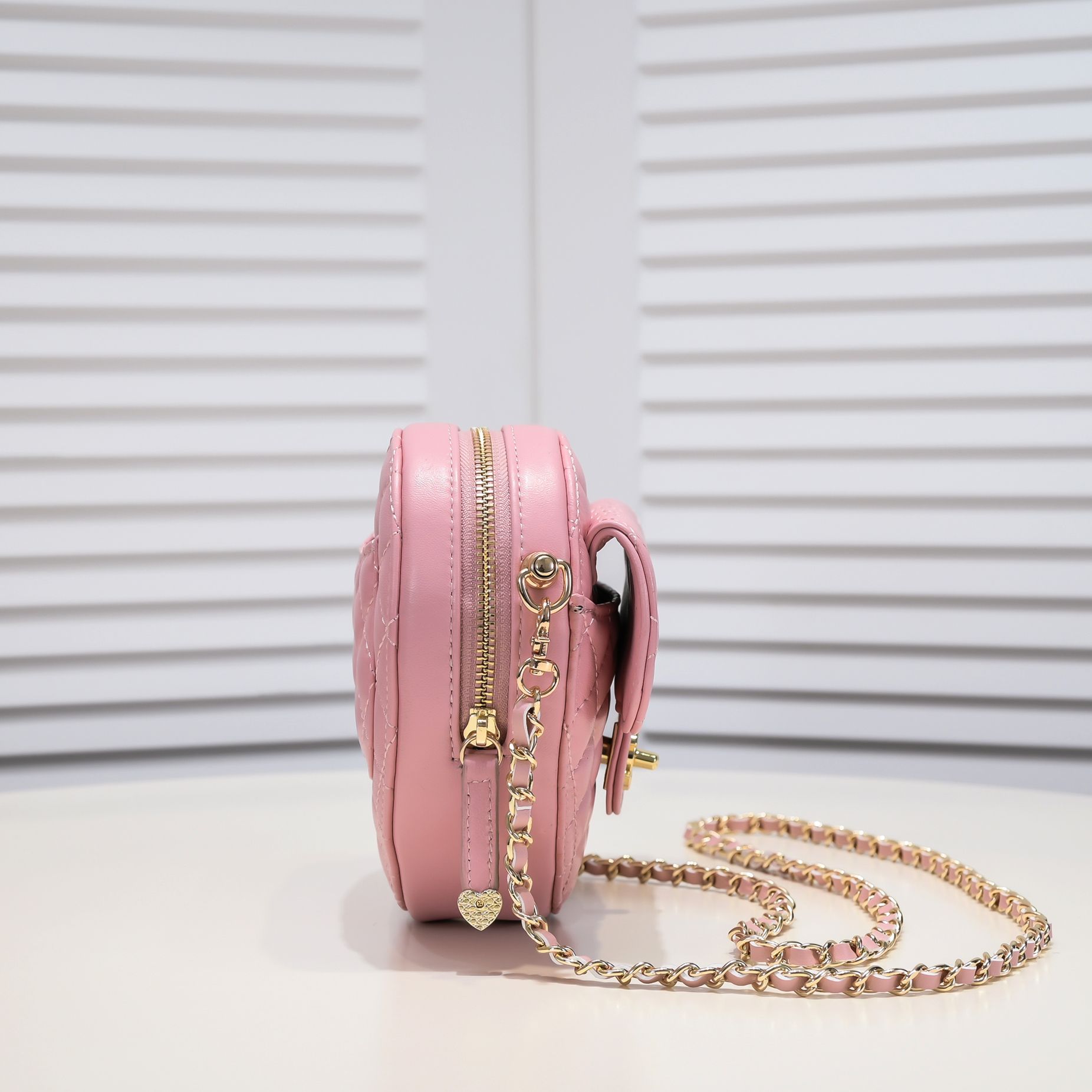 Chanel Peach Pericardium Bag Shoulder Bag Handbag