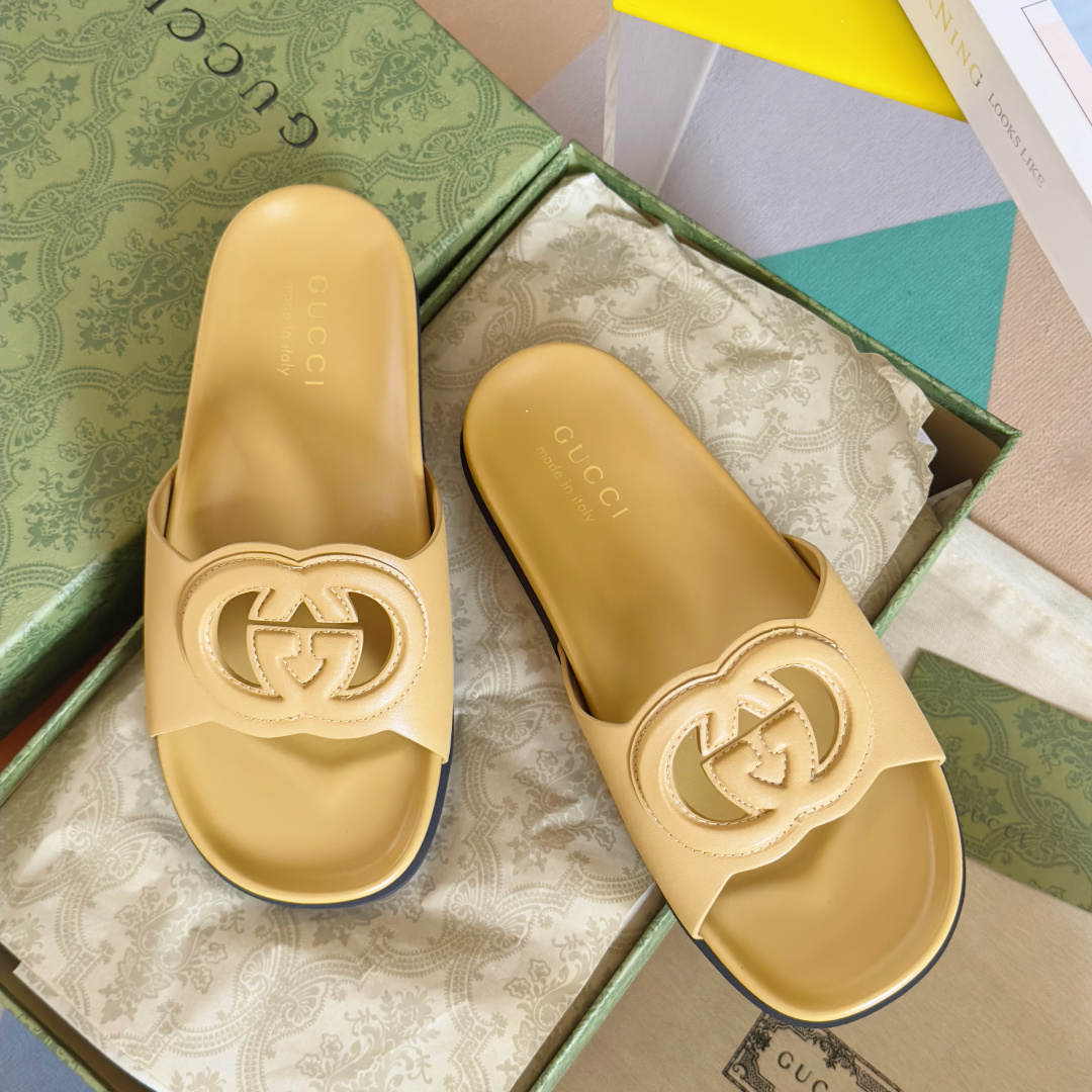 Gucci Shoes Latest couple style slippers