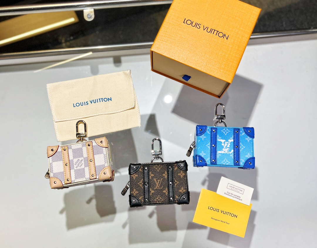 Louis Vuitton Micro Bag Leather Keychain Pendant Accessories
