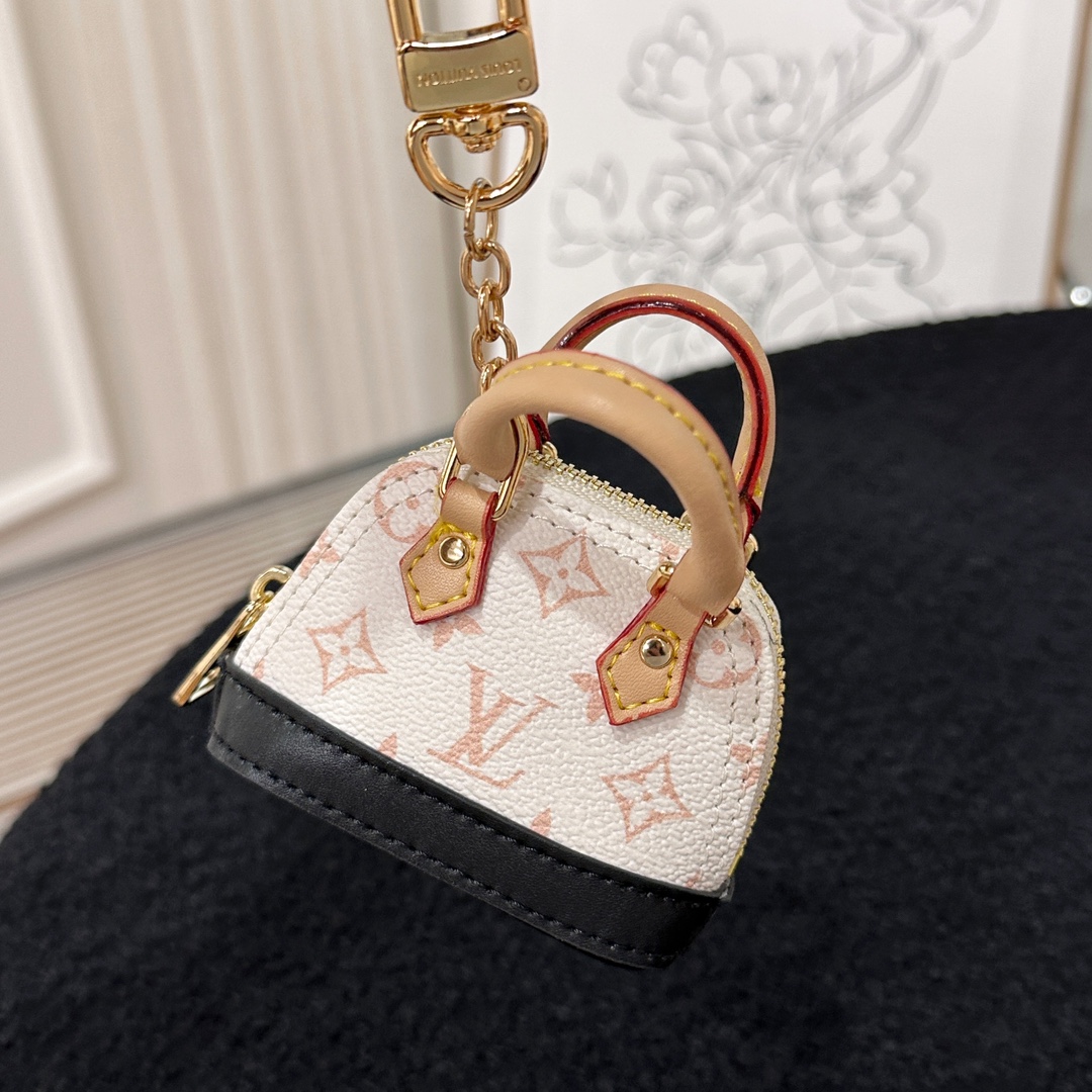 Louis Vuitton Micro Bag Leather Keychain Pendant Accessories