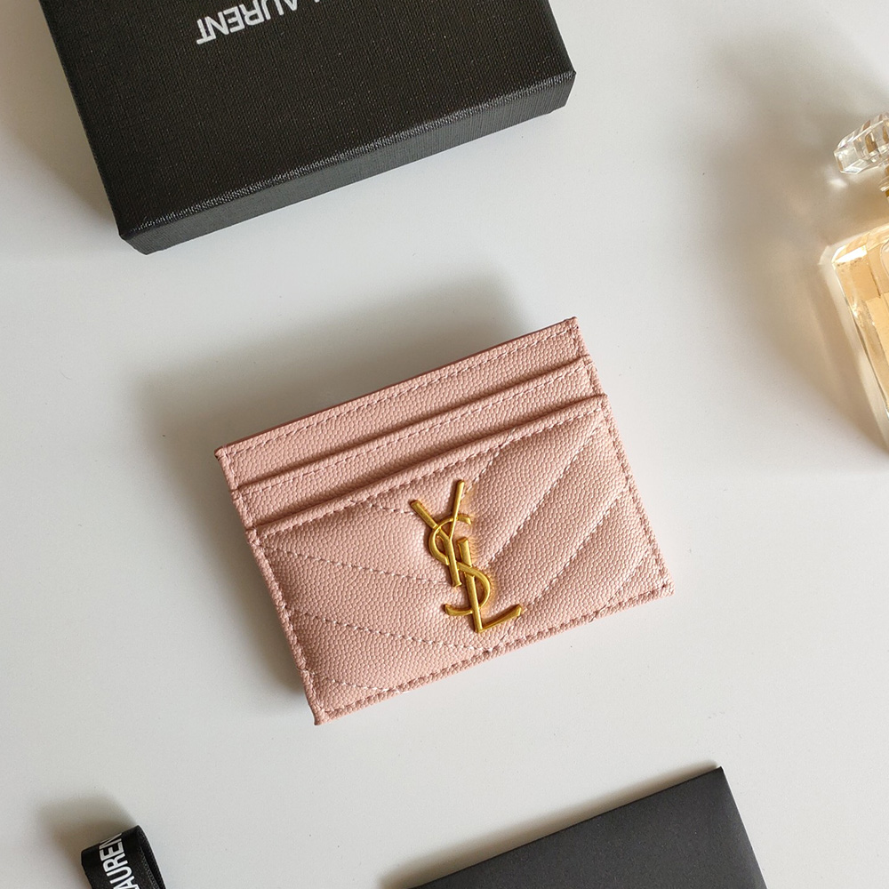 Saint Laurent YSL Caviar Leather Card bags (Replica)