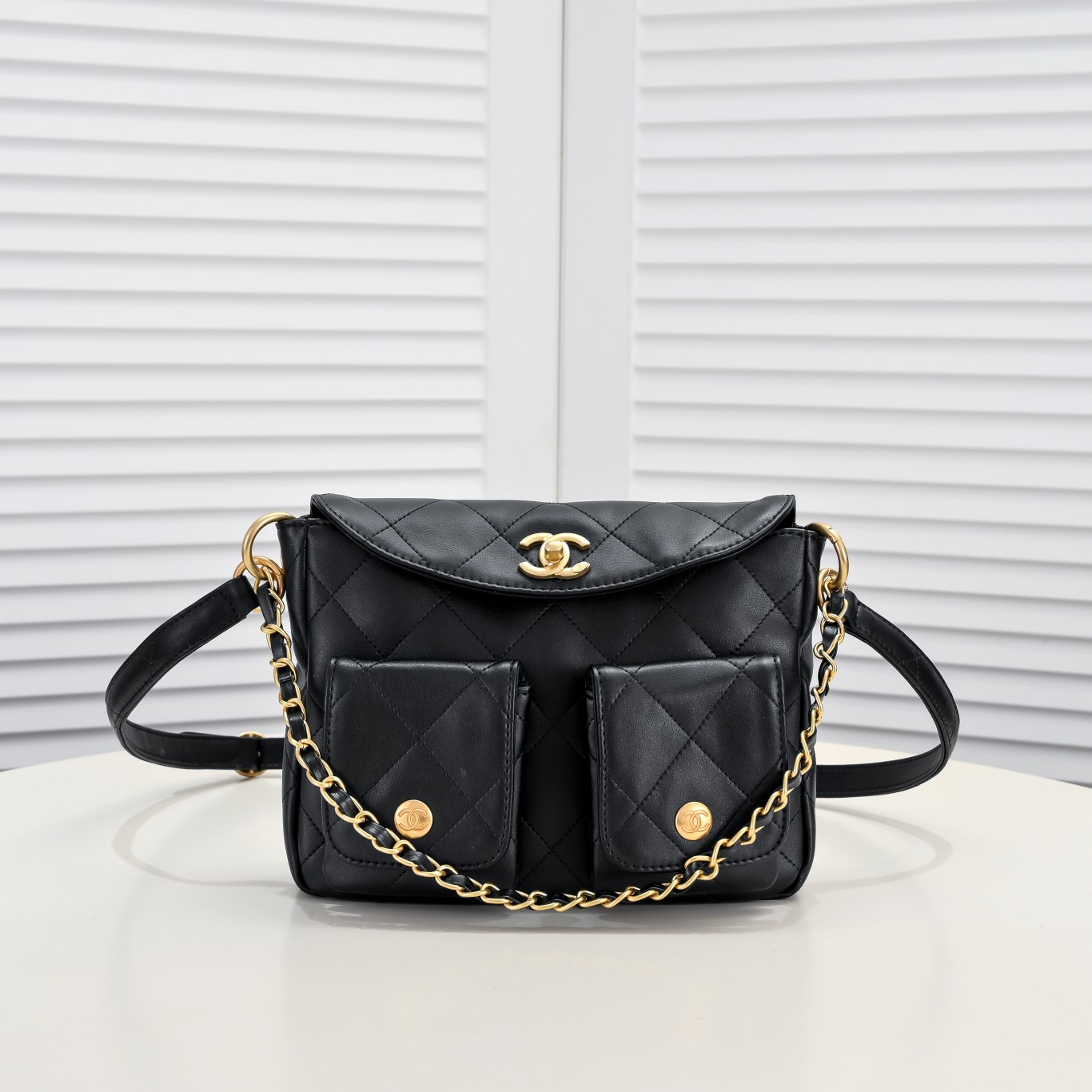 Chanel 24p Underarm Hoho Hippie Bag Small Shoulder Bag Handbag