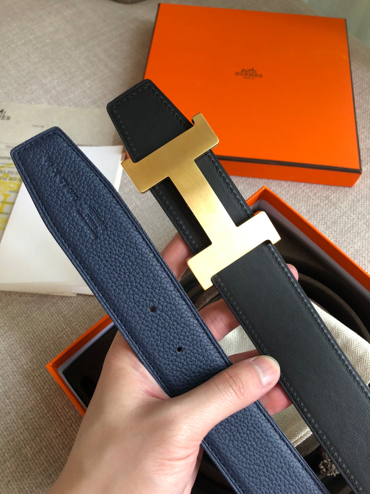 Hermes Leather Belts 1:1 Mirror Version