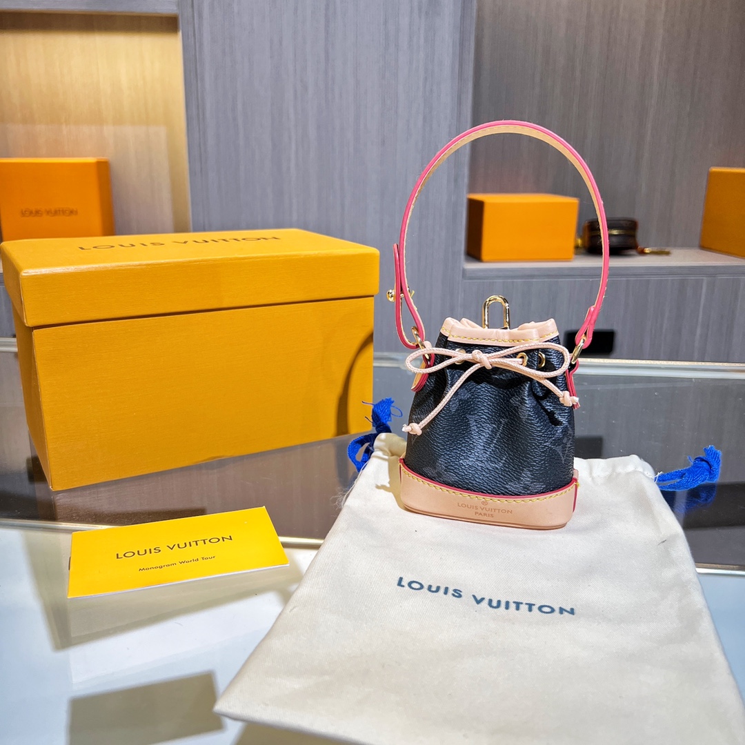 Louis Vuitton Micro Bag Leather Keychain Pendant Accessories