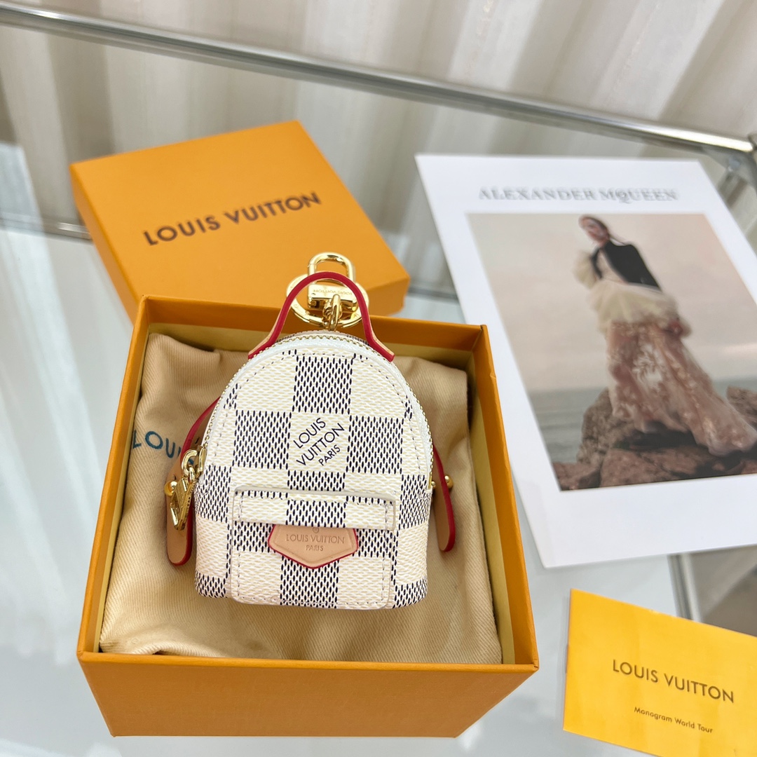 Louis Vuitton Micro Bag Leather Keychain Pendant Accessories