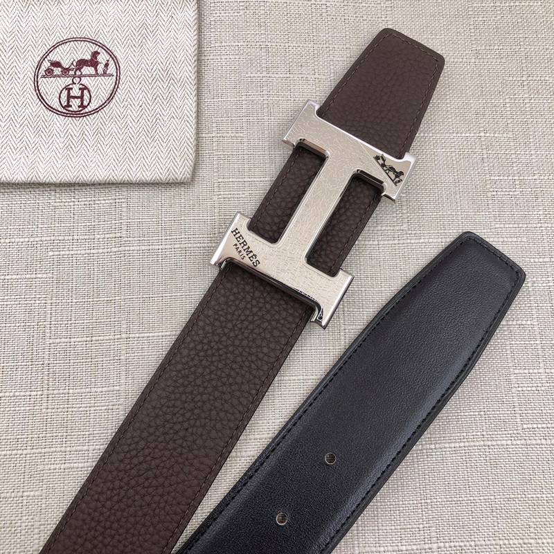Hermes H Belt Buckle & Reversible Black For Women, Women Belt 380MM