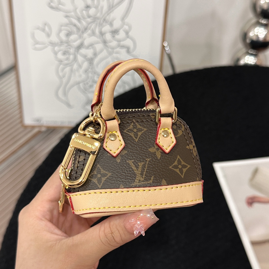 Louis Vuitton Micro Bag Leather Keychain Pendant Accessories