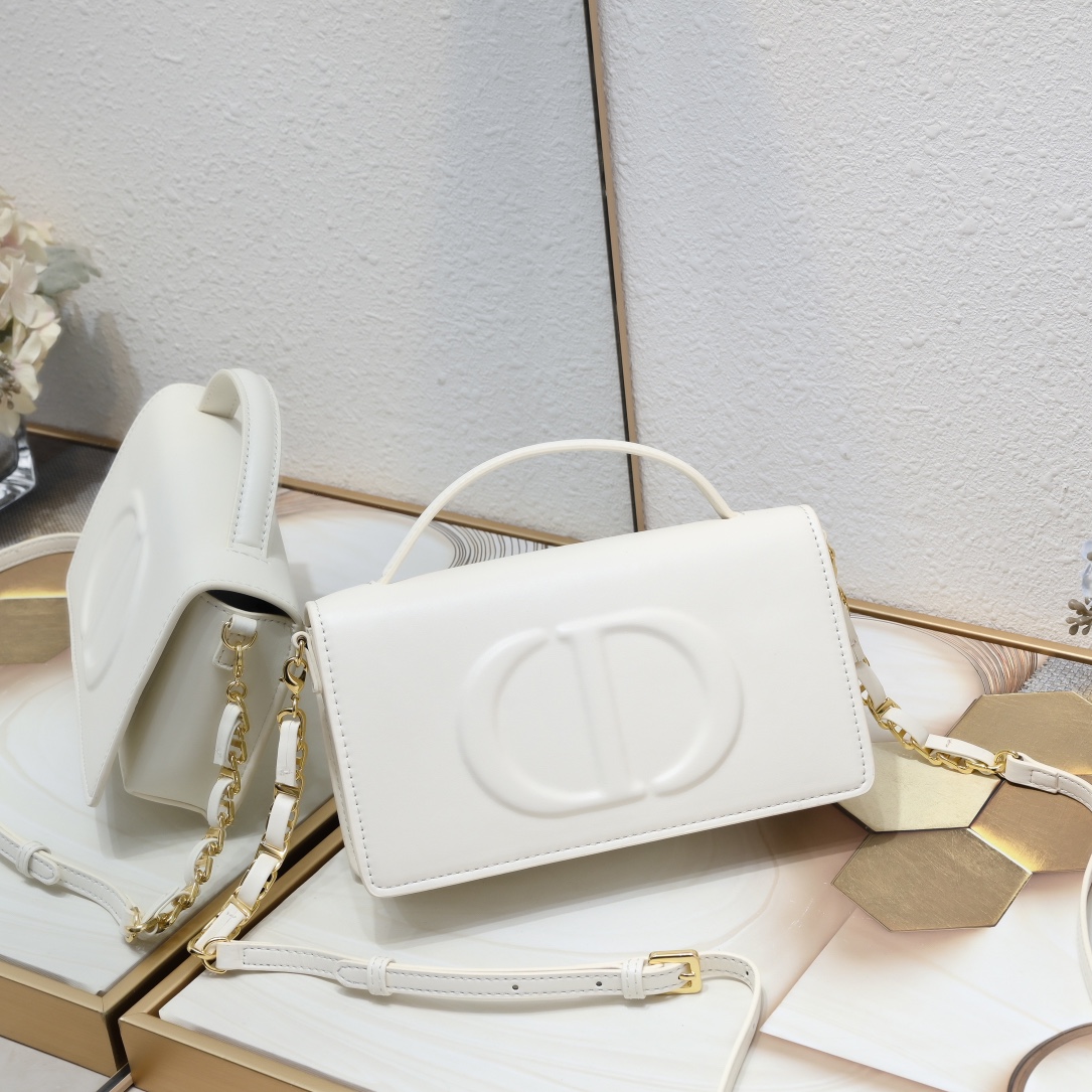 Dior CD Signature Mini Chain Handbag Shoulder Bag Handbag