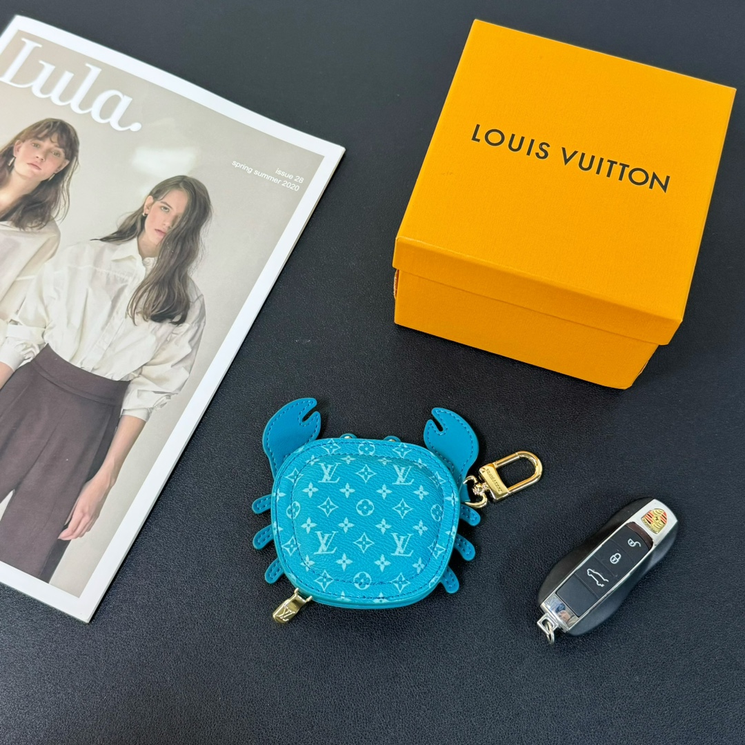 Louis Vuitton Micro Bag Leather Keychain Pendant Accessories