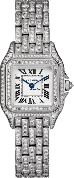 Cartier Panth猫re 18K White Gold & Diamonds Ladies Watch, HPI01129