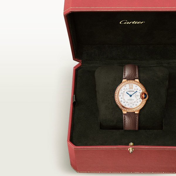 CARTIER BALLON BLEU Diamond Rose Gold 33mm
