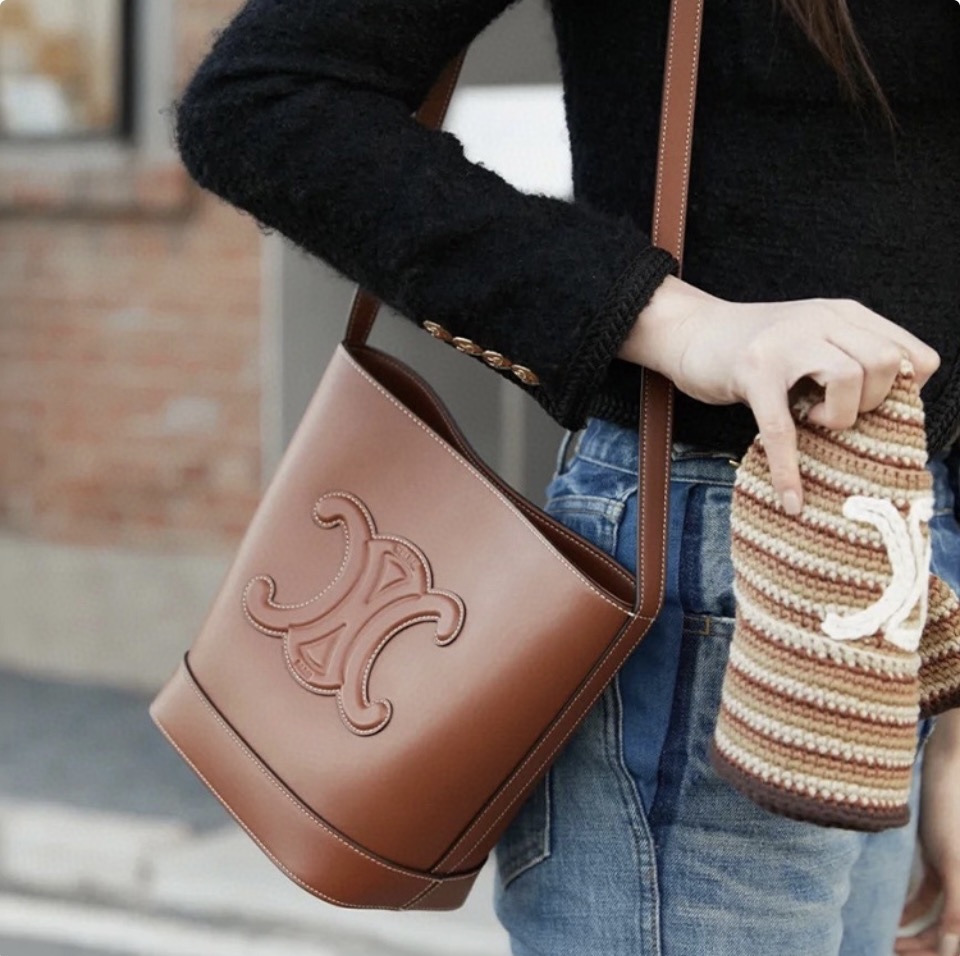 Celine Cuir Triomphe Shoulder Bag (Replica)