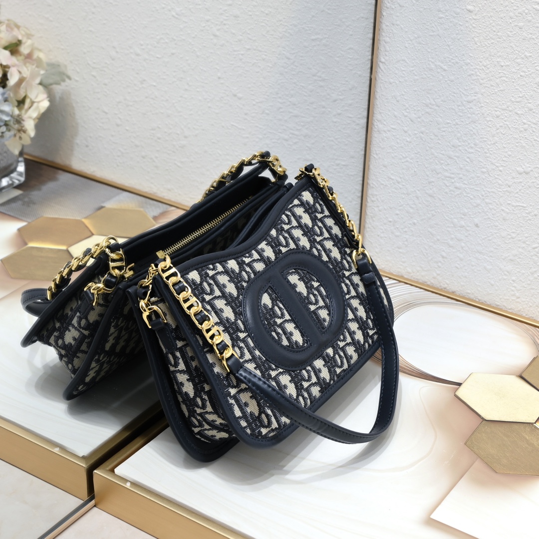 Dior Signature Hobo Shoulder Bag Handbag