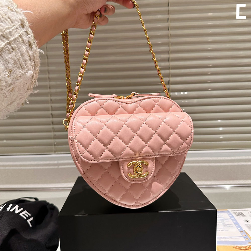 Chanel Peach Pericardium Across The Body Bag (Replica）