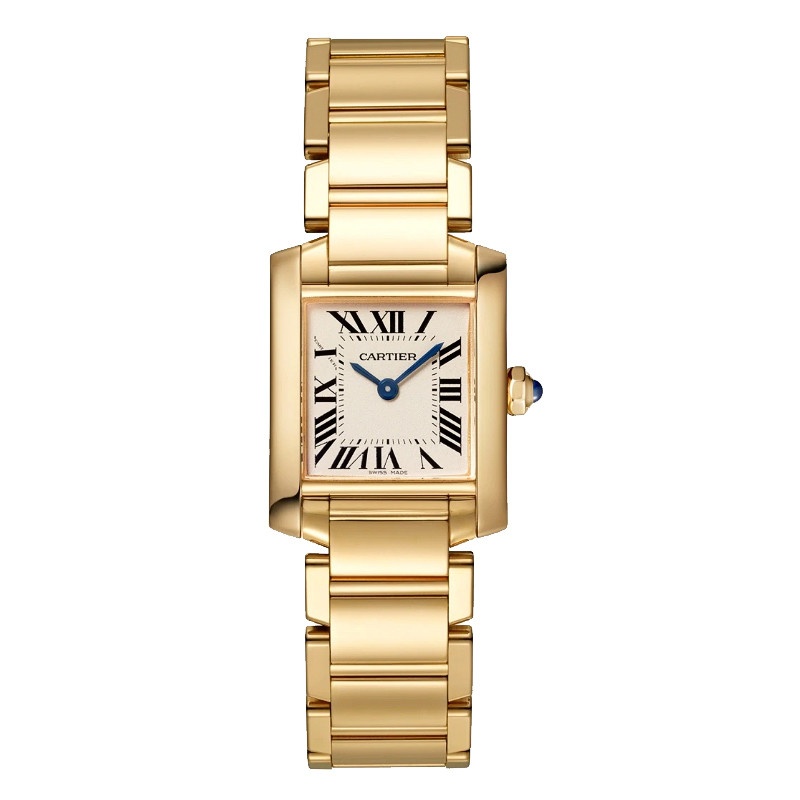 Cartier Tank Francaise Small Model 18K Yellow Gold Lady��s Watch, WGTA0031