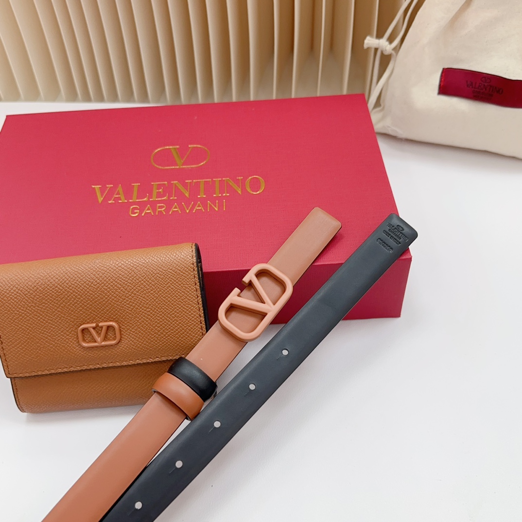 Valentino Leather Belts 1:1 Mirror Version