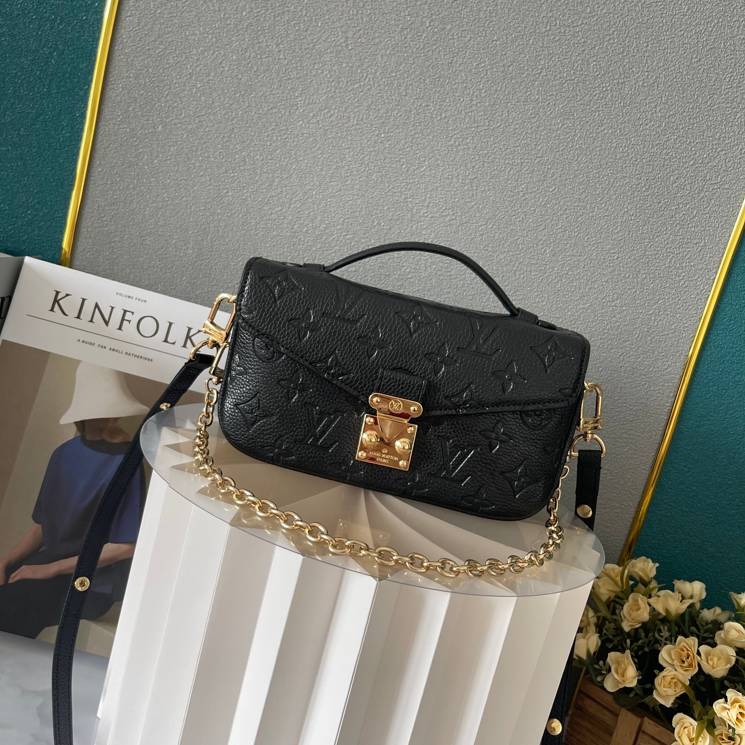 LV POCHETTE M�TIS EAST WEST BAG M46279 LM031 21.5cm