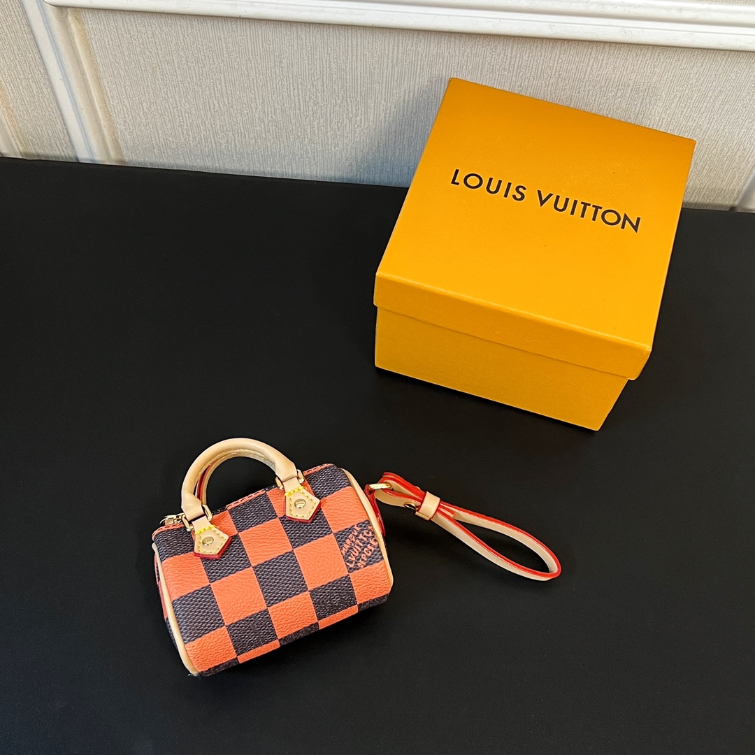 Louis Vuitton Micro Bag Leather Keychain Pendant Accessories