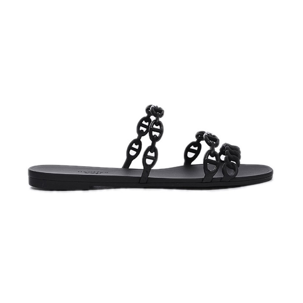 Hermes Shoes Island Flat Slppers Slide Sandal (Replica)