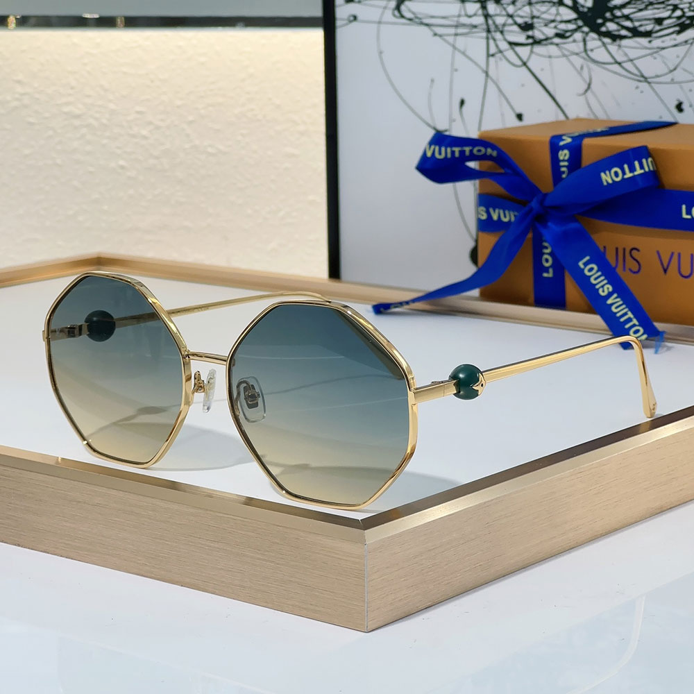 Louis Vuitton LV Lrregular Shape Fashion Sunglasses Top quality 锛�Replica锛�