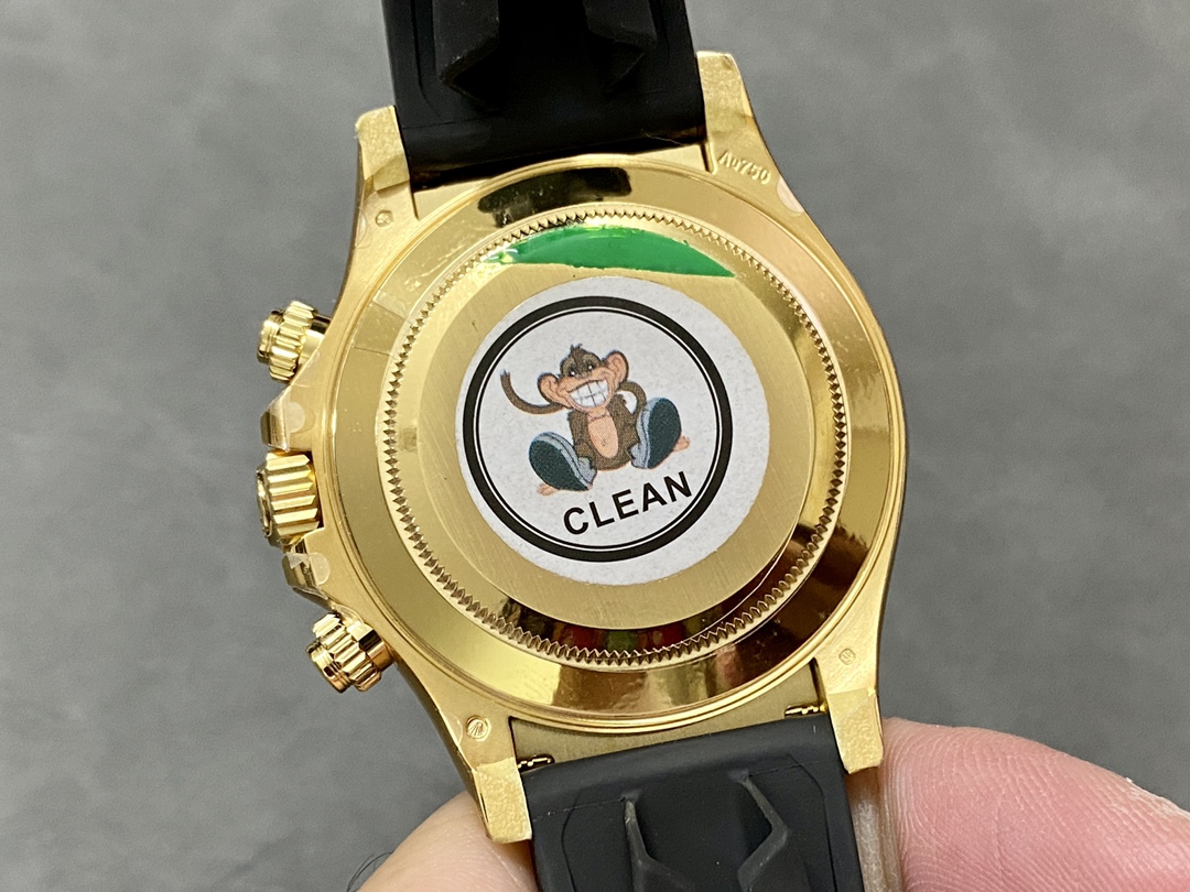 Rolex Daytona 116528 White Arabic Dial Yellow Gold 40mm Mens Replica Watch