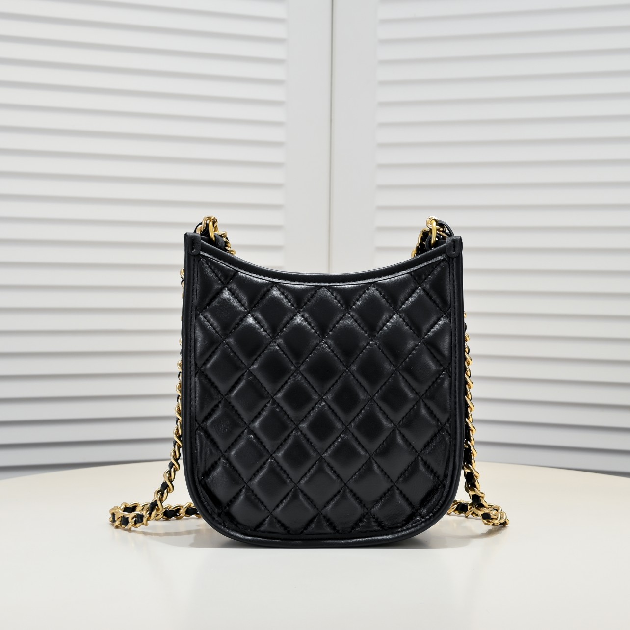 Chanel 24s Hobo Underarm Shoulder Bag Handbag