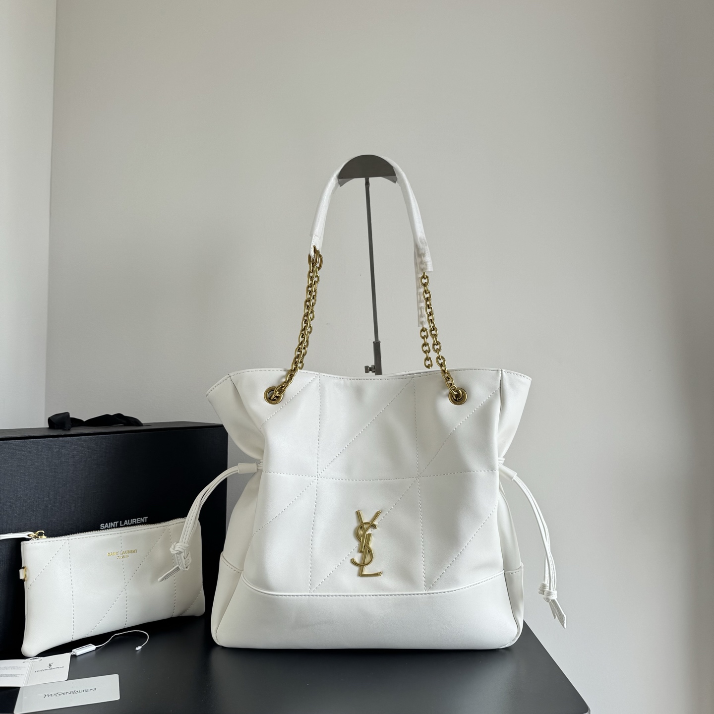 Saint Laurent YSL POCHON_Lucky Bag Bucket Bag Shoulder Bag (7AReplica锛�