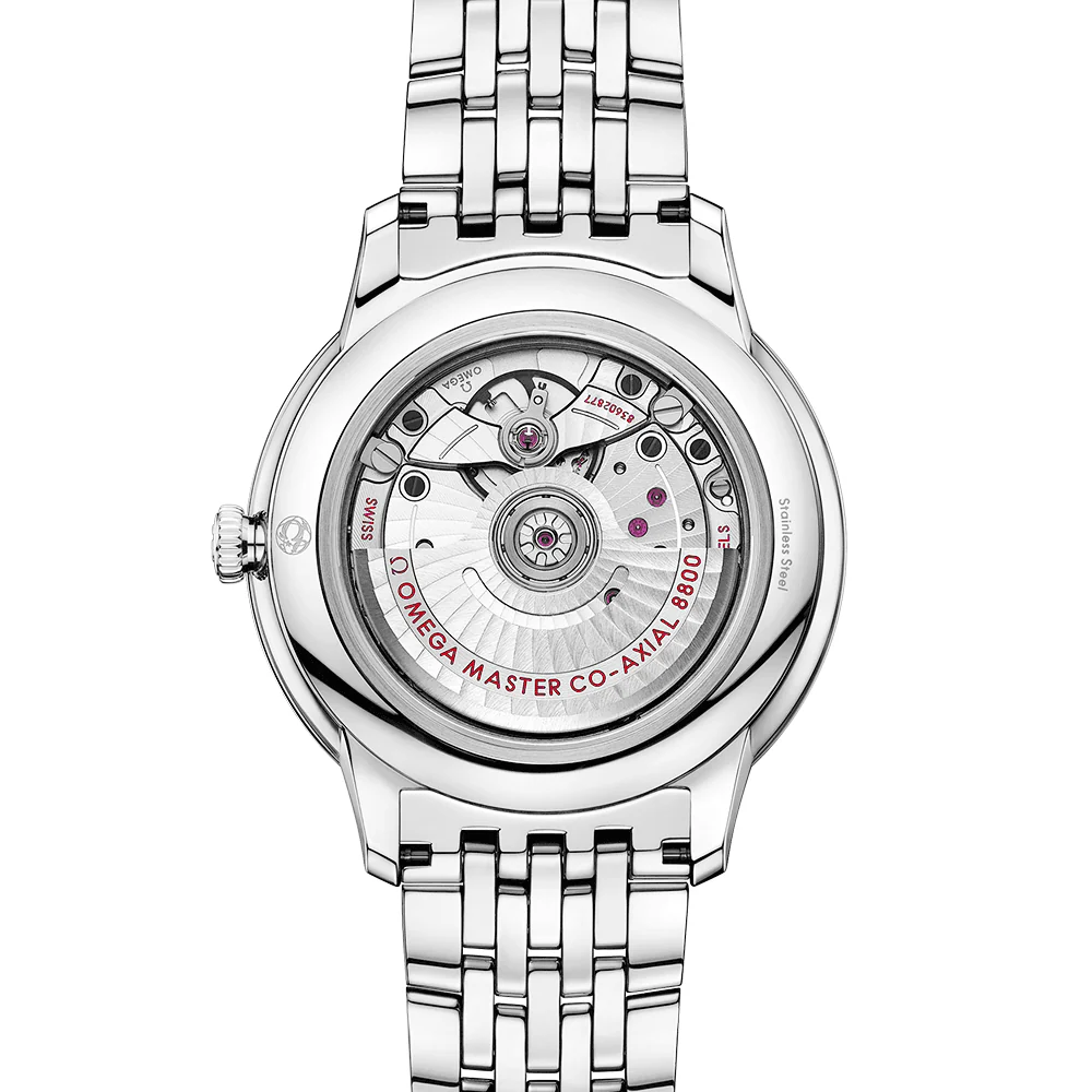 De Ville Prestige 40mm Black/Rose Dial Men's Automatic Bracelet Watch
