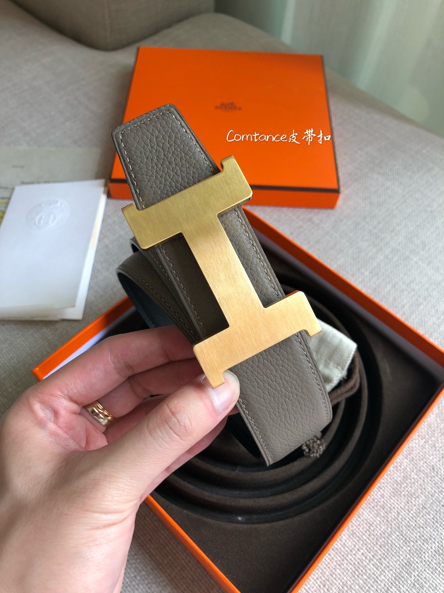 Hermes Leather Belts 1:1 Mirror Version