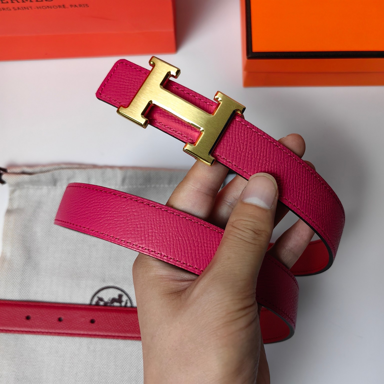 Hermes Leather Belts 1:1 Mirror Version
