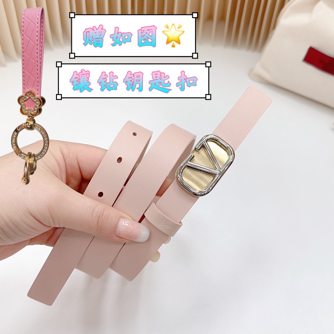 Valentino Leather Belts 1:1 Mirror Version