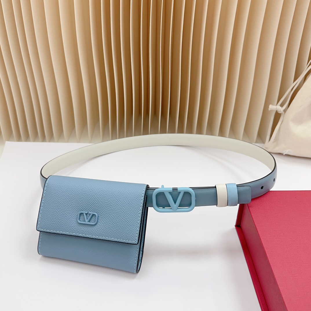Valentino Leather Belts 1:1 Mirror Version