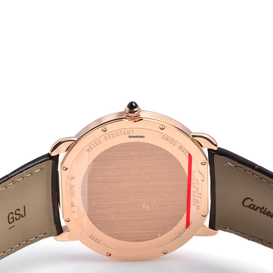 Cartier Ronde Louis 18K Pink Gold Men��s Watch, W6801004