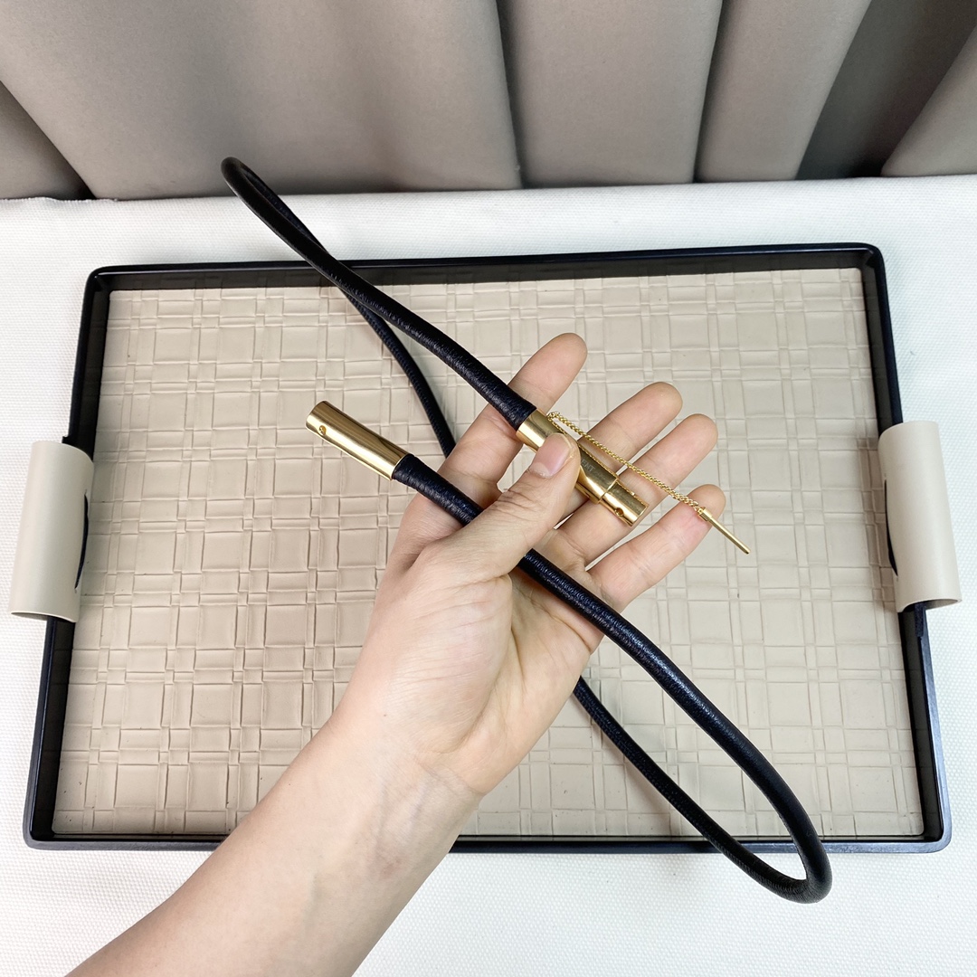YSL Saint Laurent Leather Belts 1:1 Mirror Version