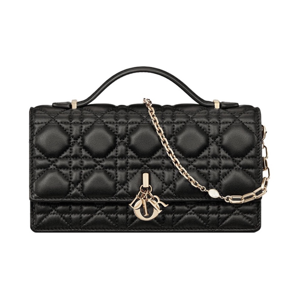 DIOR Lady Dior Sheepskin Handbag Shoulder Bag(Replica)