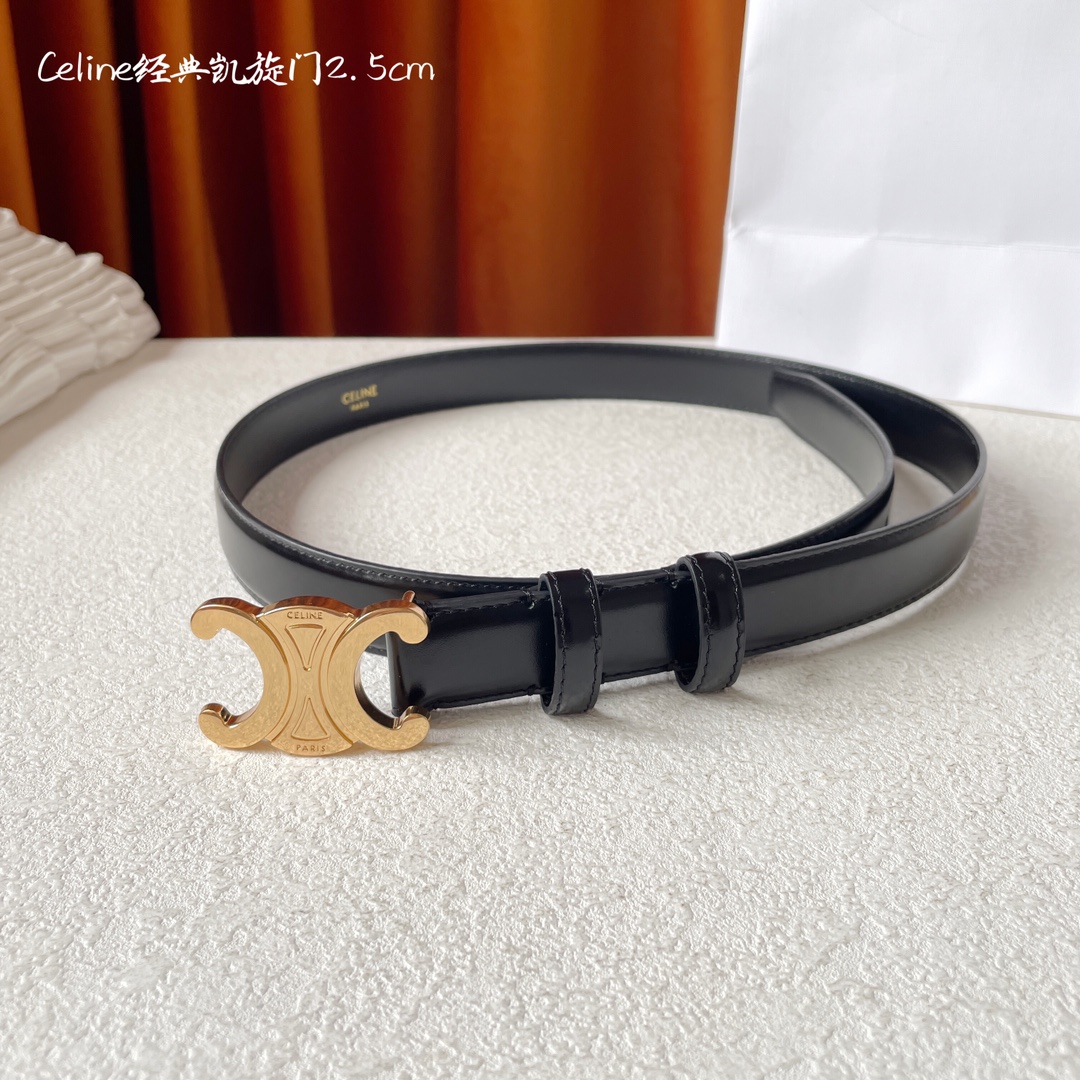 Celine Leather Belts 1:1 Mirror Version