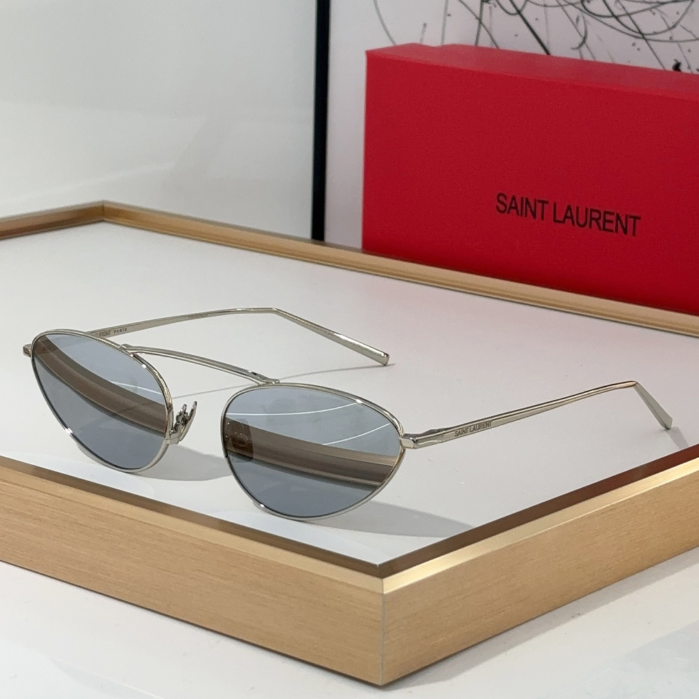 Saint Laurent YSL Metal Blackout anti-UV Sunglasses Top Quality锛�Replica锛�