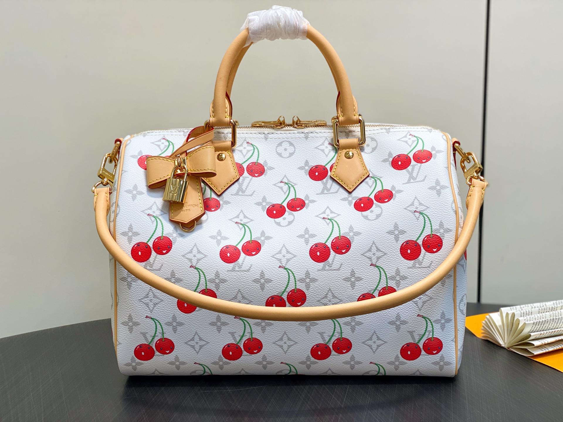 Louis Vuitton Bags Monogram Shoulder Bag Cherry Pillow Bag Speedy Speedy Soft 30 Handbag 锛�10AReplica锛�