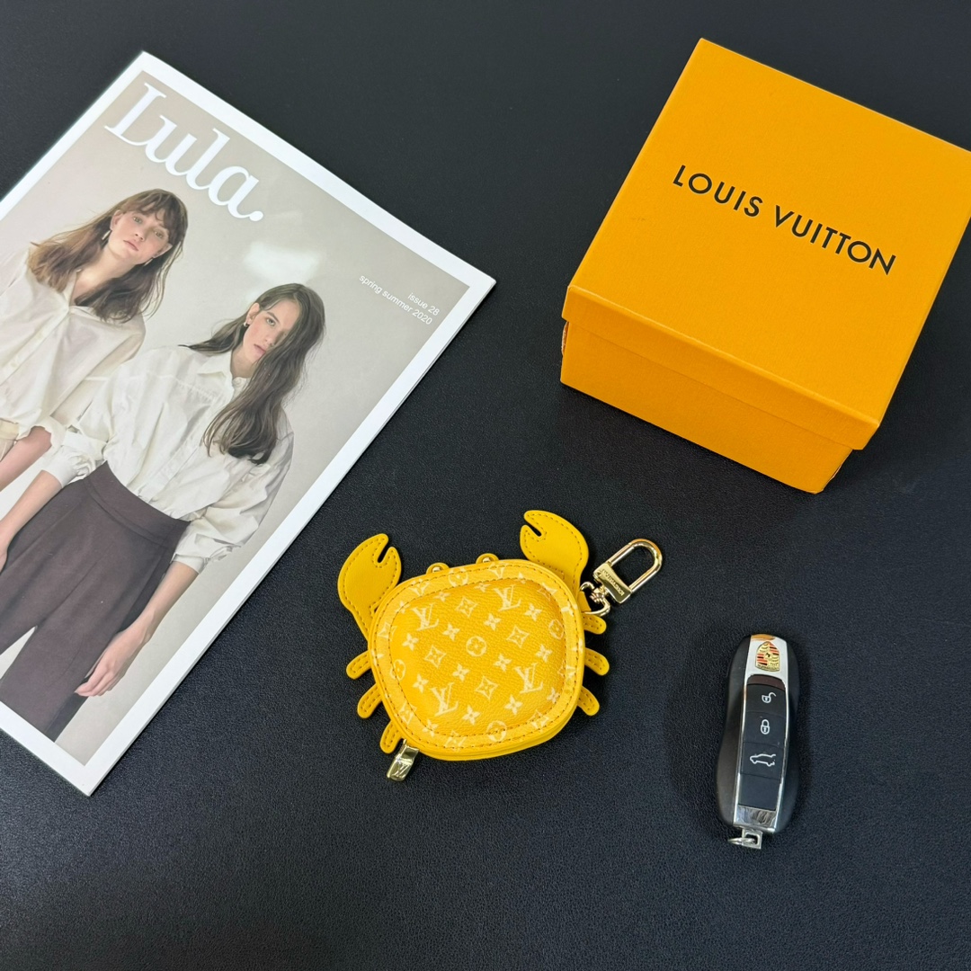 Louis Vuitton Micro Bag Leather Keychain Pendant Accessories