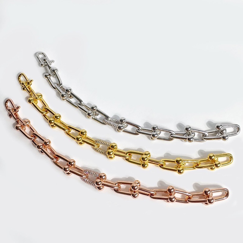 Tiffany HardWear Bracelets, Gold & White Gold & Rose Gold, Diamonds