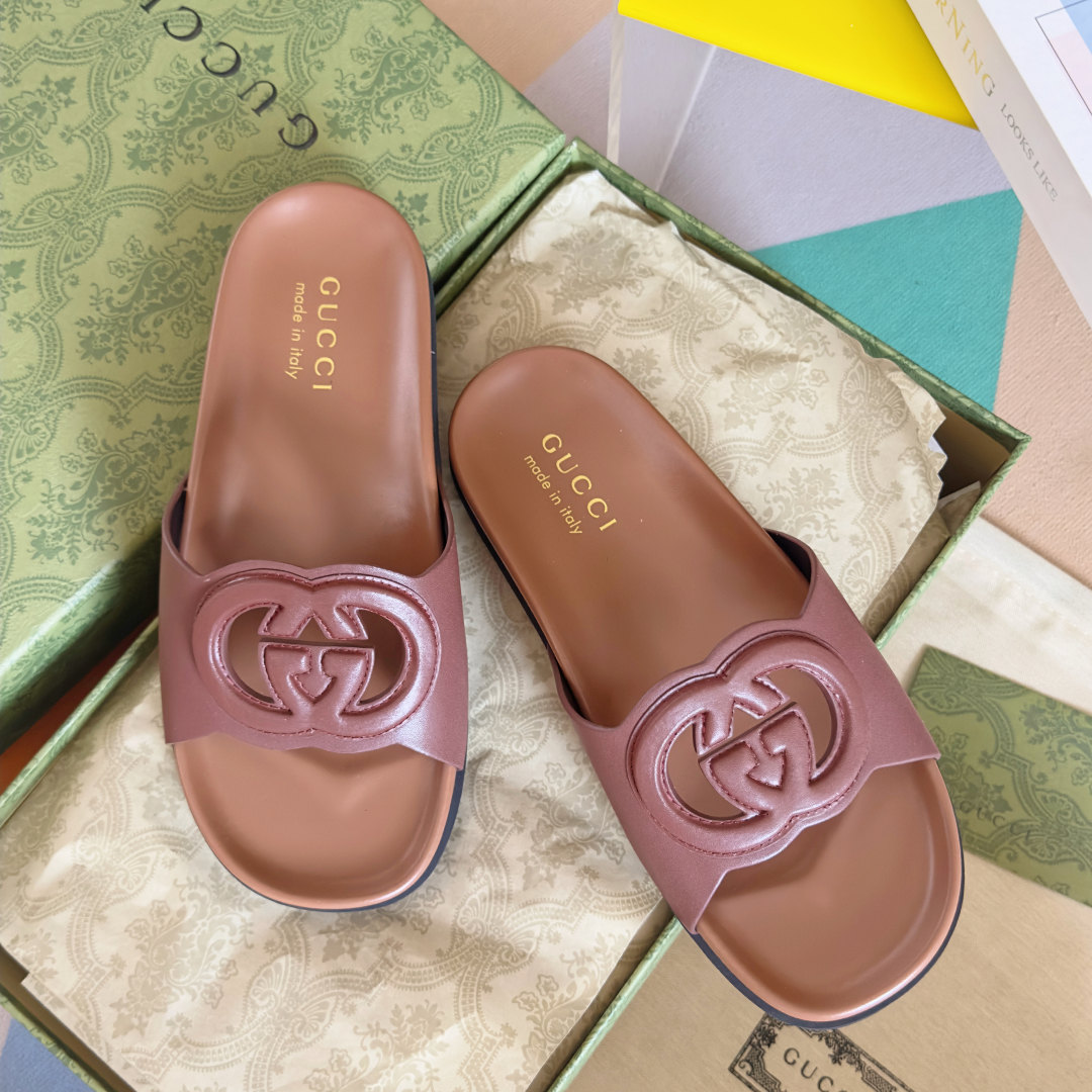 Gucci Shoes Latest couple style slippers