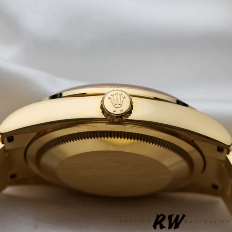 Rolex Day-Date 118388 Yellow Gold Lavender Purple Dial 36MM Unisex Replica Watch