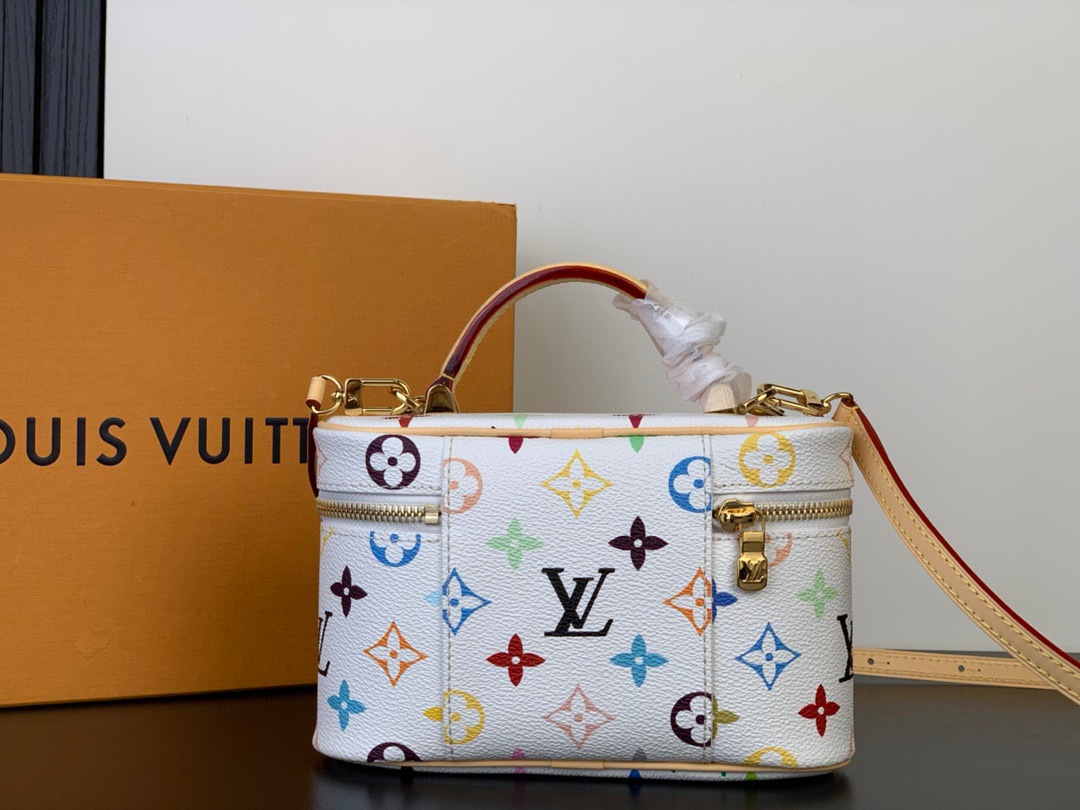 Louis Vuitton Bags MonogramTakashi Murakami Shoulder Bag Monogram LV x TM VANITY CHAIN POUCH M13662锛�12AReplica锛�