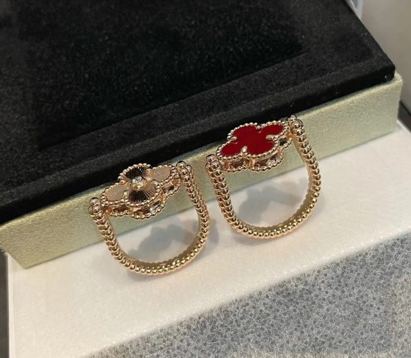 Van Cleef Clover Ring Dupe
