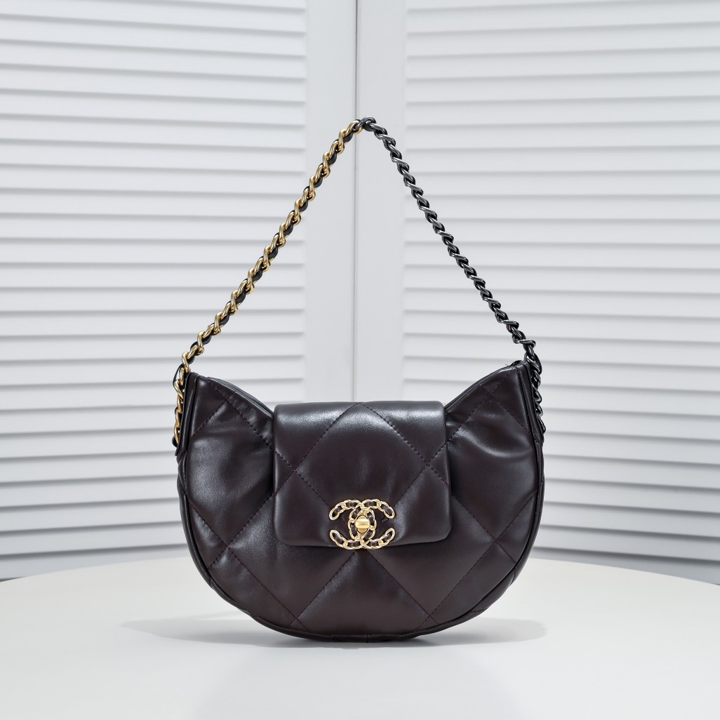 Chanel 19Bag Hobo Underarm Bag Shoulder Bag Handbag