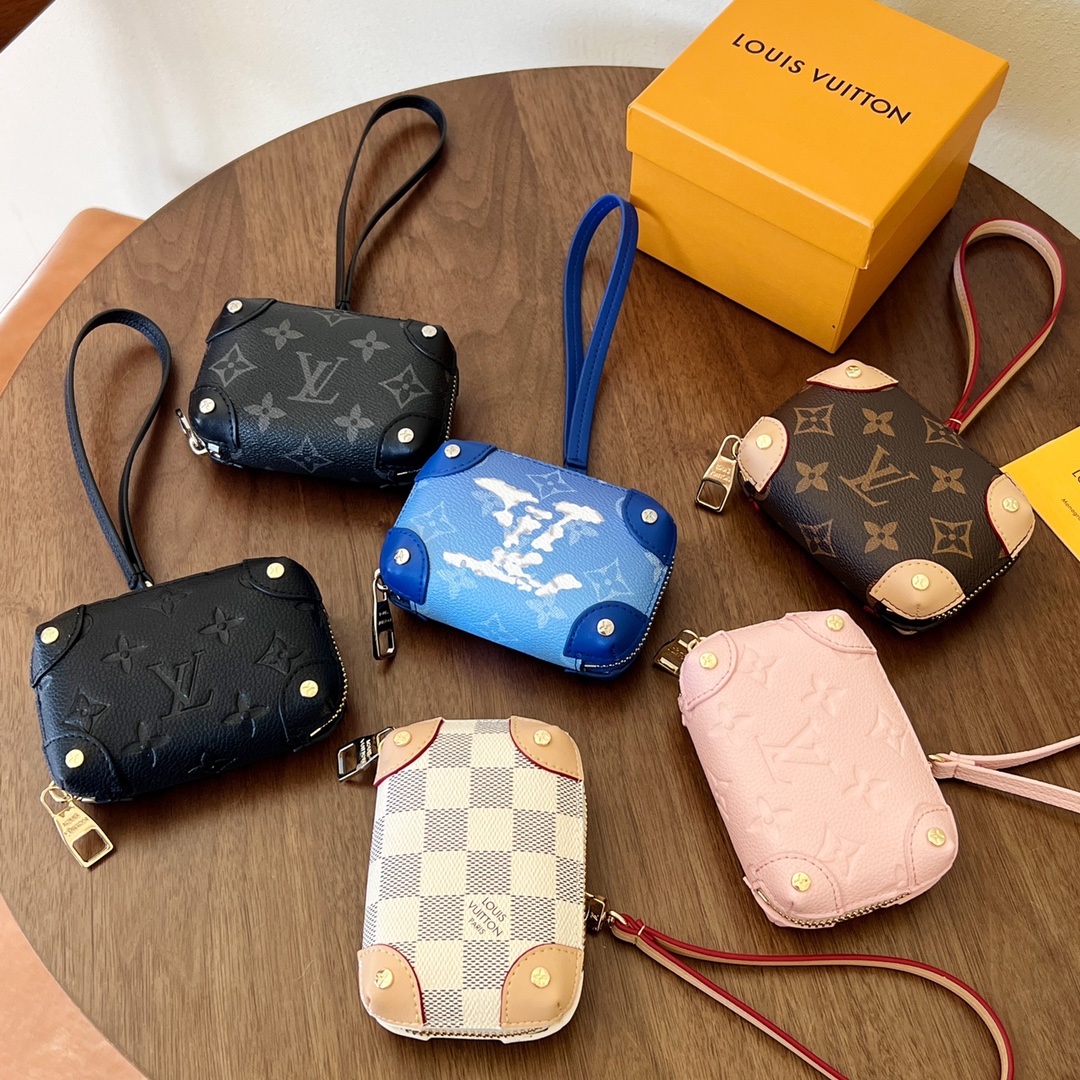 Louis Vuitton Micro Bag Leather Keychain Pendant Accessories