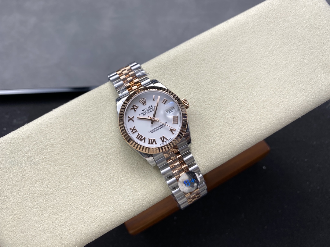 Rolex Datejust 31 White Roman Numeral Dial 278271 0002 Watch