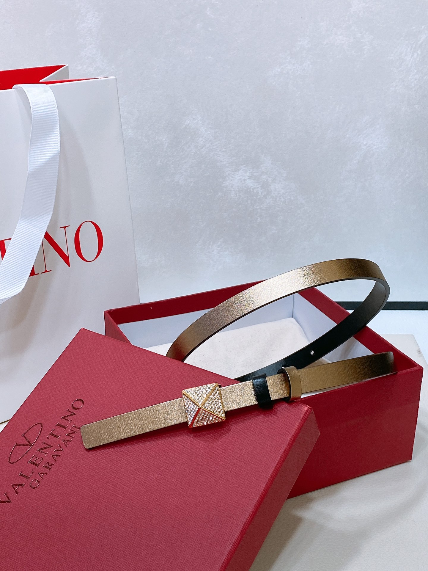 Valentino Leather Belts 1:1 Mirror Version